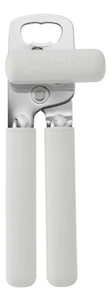 Abridor De Latas E Garrafas Multiuso Inox Cozinha Kitchenaid Branco