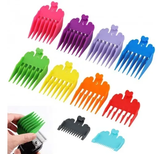 Kit de guia de pentes coloridos de 10 unidades, pentes deslizantes