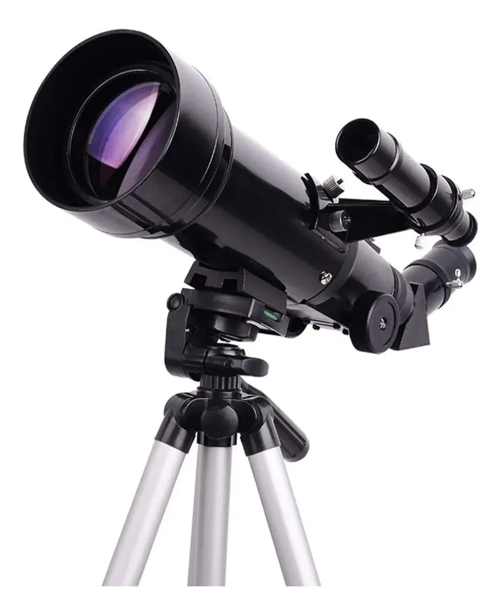 Telescópios Lkkubc para adultos, crianças, iniciantes em astronomia, telescópios astronômicos de 70 mm com tripé, telescópio refrator e bolsa de transporte, telescópio de viagem