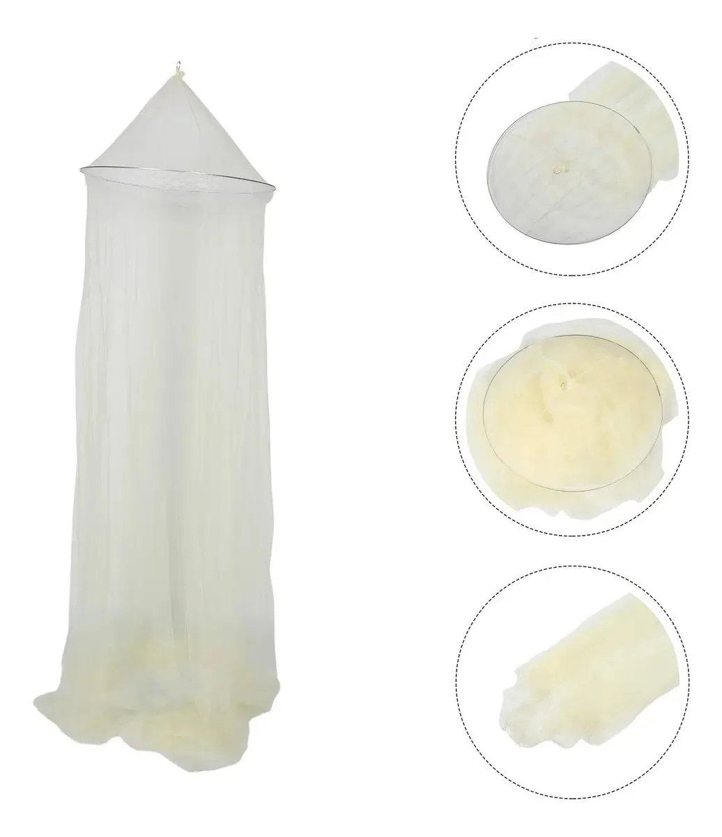 Mosquiteiro para cama king size Cuatro Esquin Color Beige