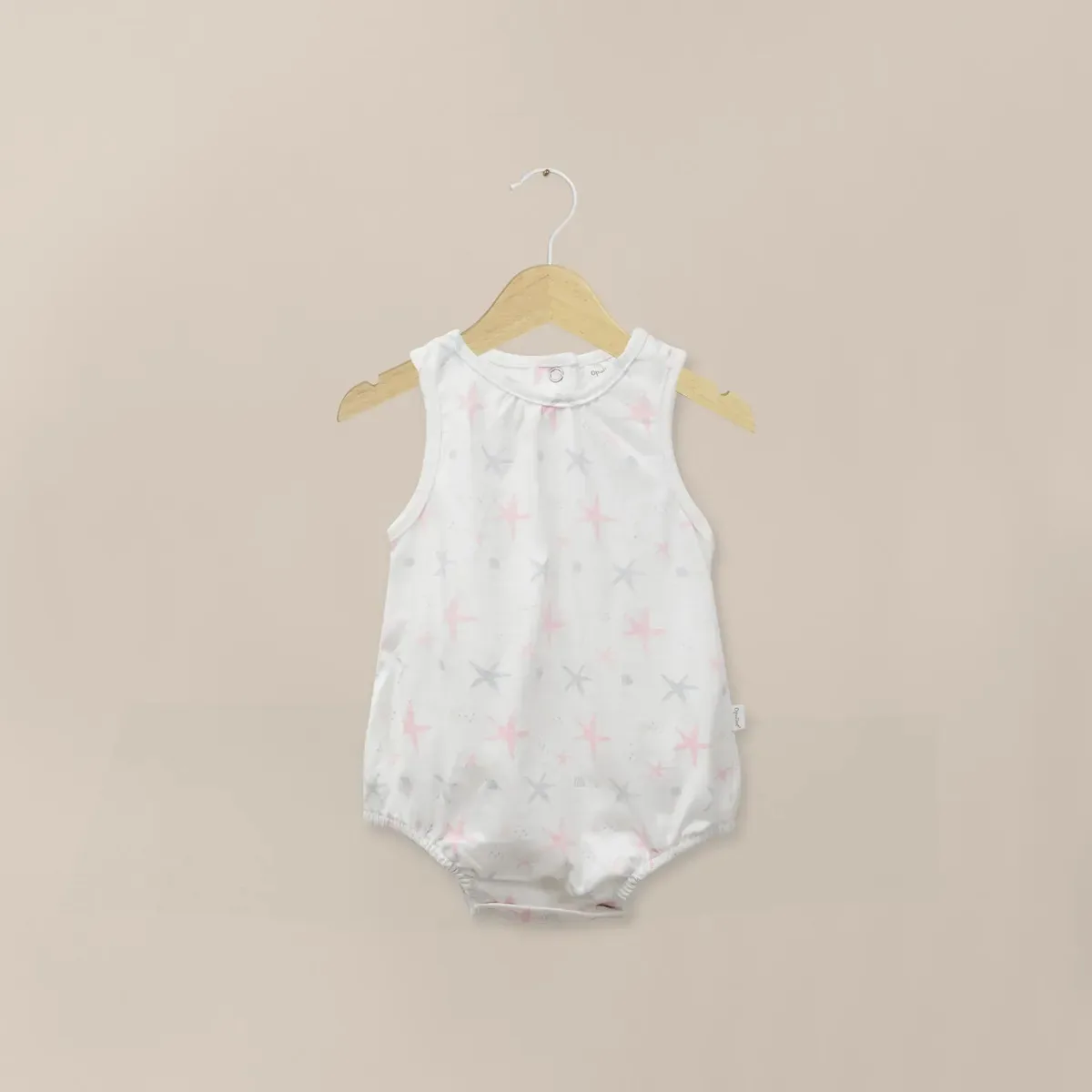 Calças brancas básicas para bebês Opaline White 6m
