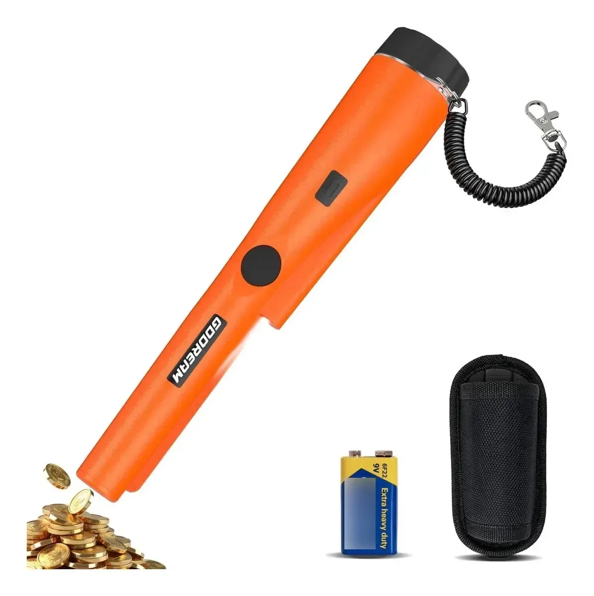 Detector de metais Pinpointer Gddream Gp Pointer Laranja