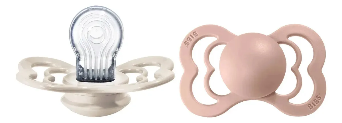 Chupetas para bebês Bibs, coleção Supreme, sem BPA, tecido. +18 meses