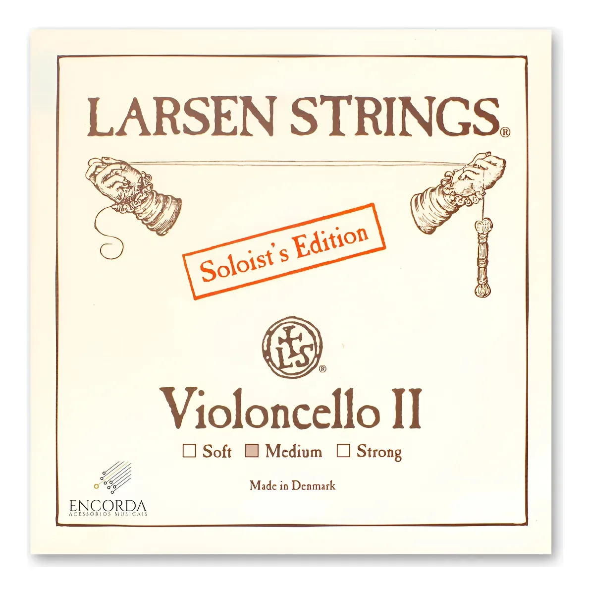 Corda Ré D Violoncelo Larsen Soloist Medium - Cello