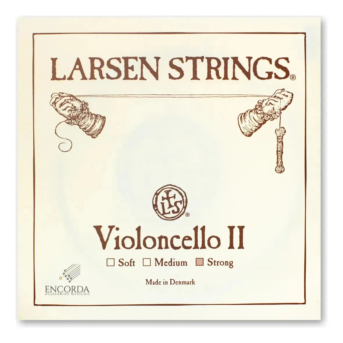Corda Ré D Violoncelo Larsen Strong - Forte - Cello
