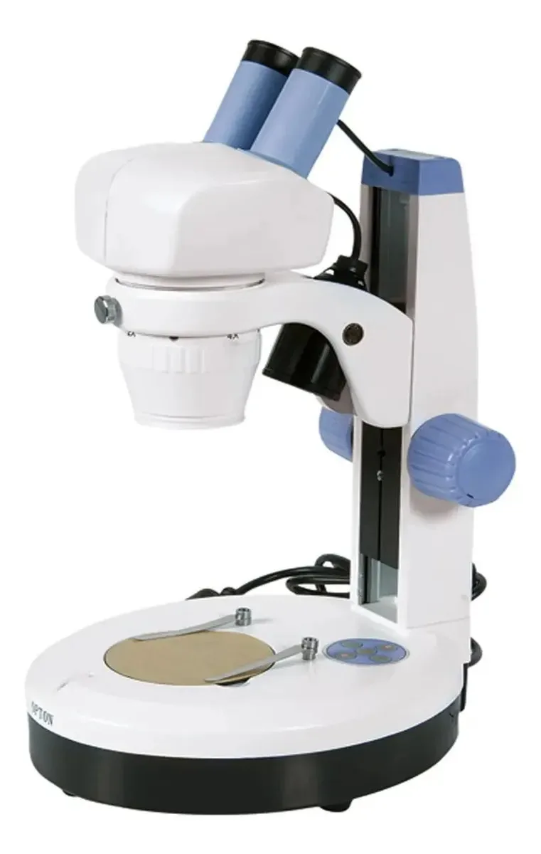 Microscópio Estereoscópio Lupa 80x Transmitida Refletida Led