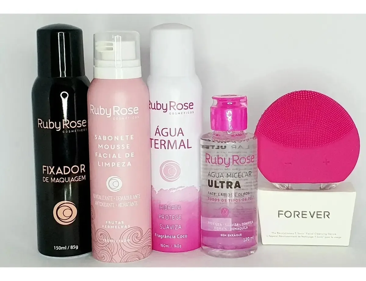 Kit Personalizado Ruby Rose + Escova Elétrica Forever