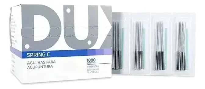 Agulha Acupuntura 0,20x40 Sistêmica Dux Anvisa 1000 Agulhas