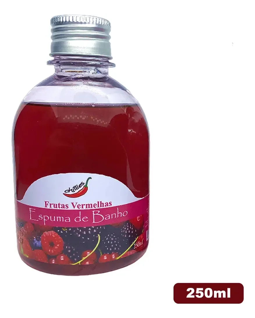 Kit Sais De Banho E Espuma Para Banheira Hidromassagem Ofurô Fragrância Somente Espuma Frutas Vermelhas 250 ml