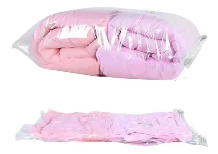 Saco À Vácuo Organizador De Roupas Para Viagem 80x130cm