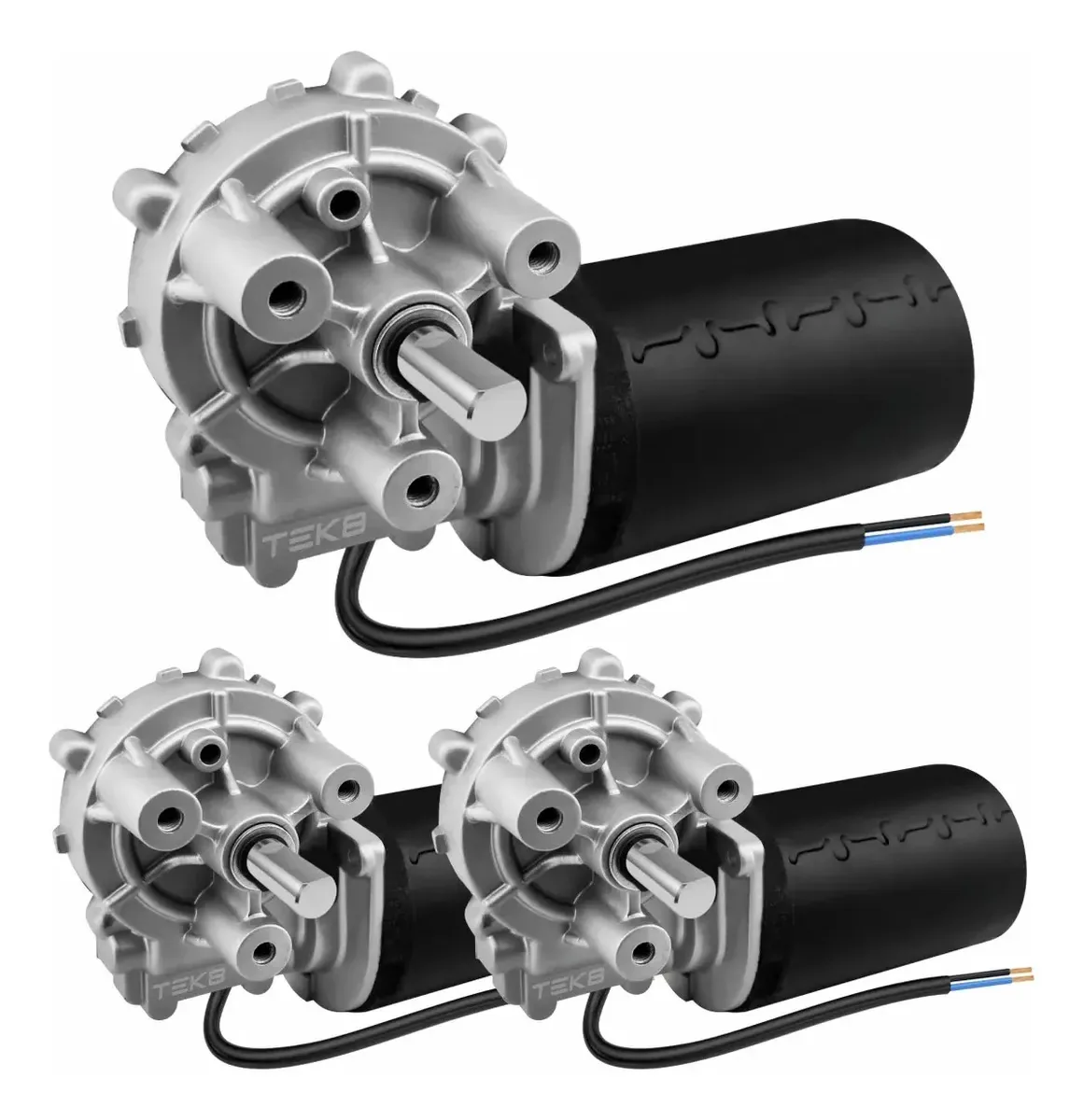 Motor Motoredutor Com Redução Dc 40rpm Alto Torque 3p