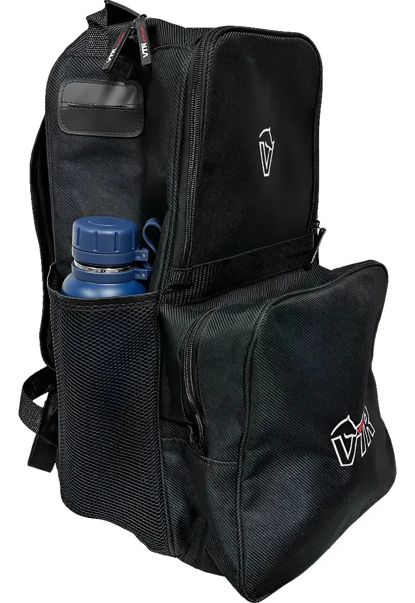 Mochila Porta Capacete Bota Hipismo Equitação Hípica Preto Liso