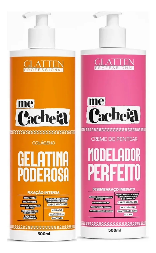 Glatten Me Cacheia Gelatina E Modelador