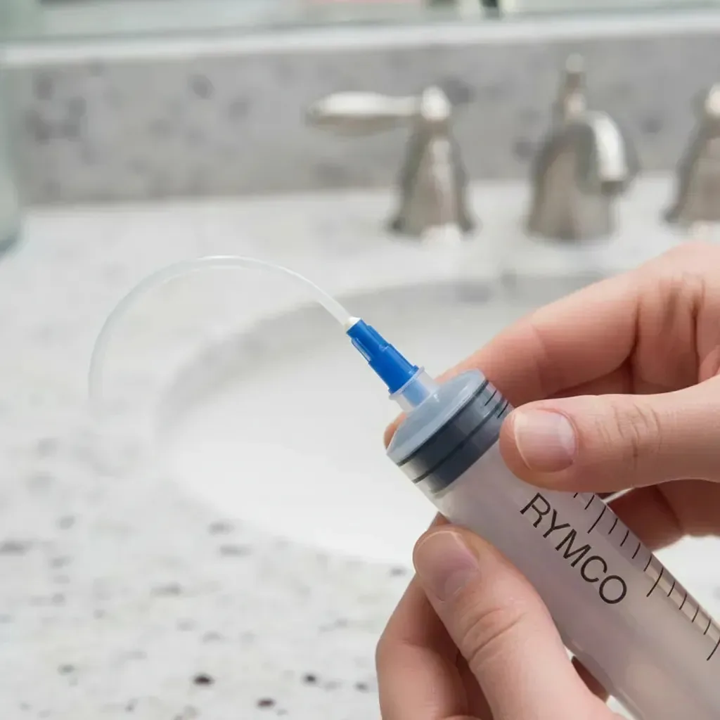 Seringa Lavagem Limpador Ouvido Limpeza Remover Cera