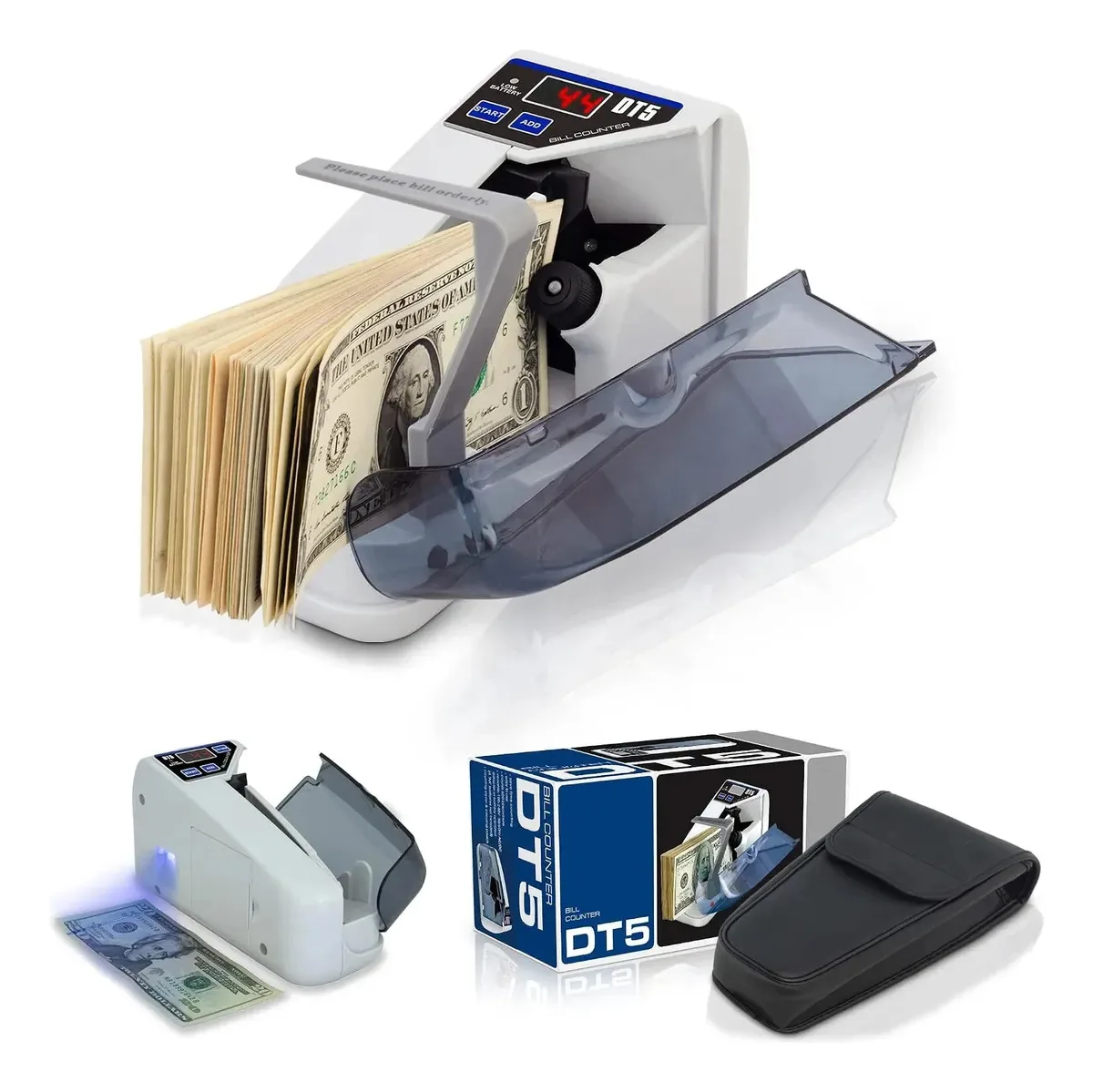 Contador de contas portátil Deteck Dt5