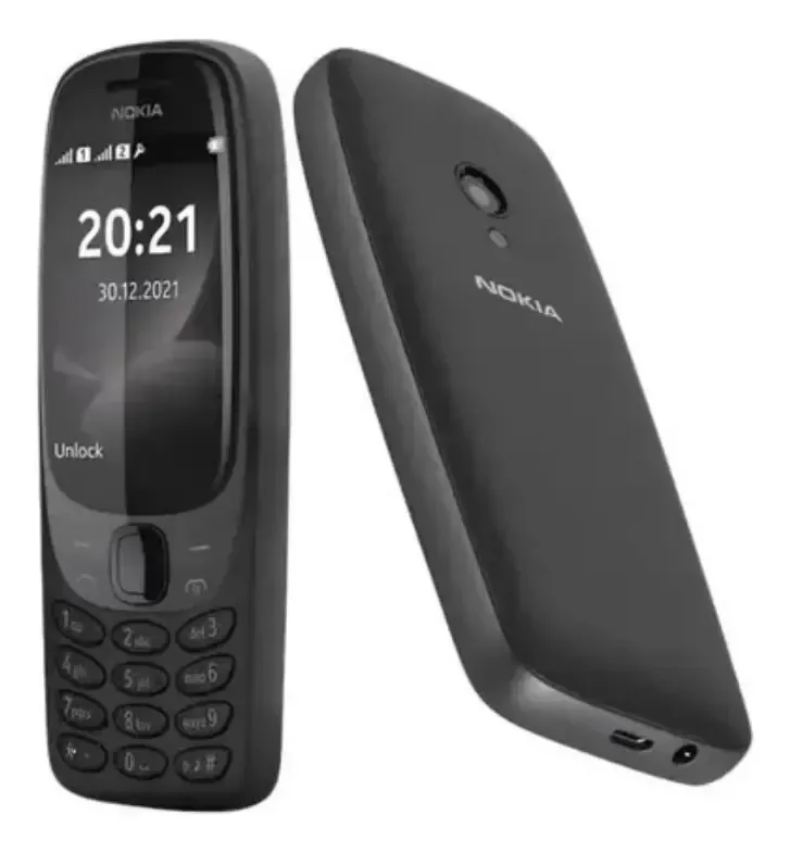 Nokia 6310 Clássico Lanterna E Radio Fm - Preto