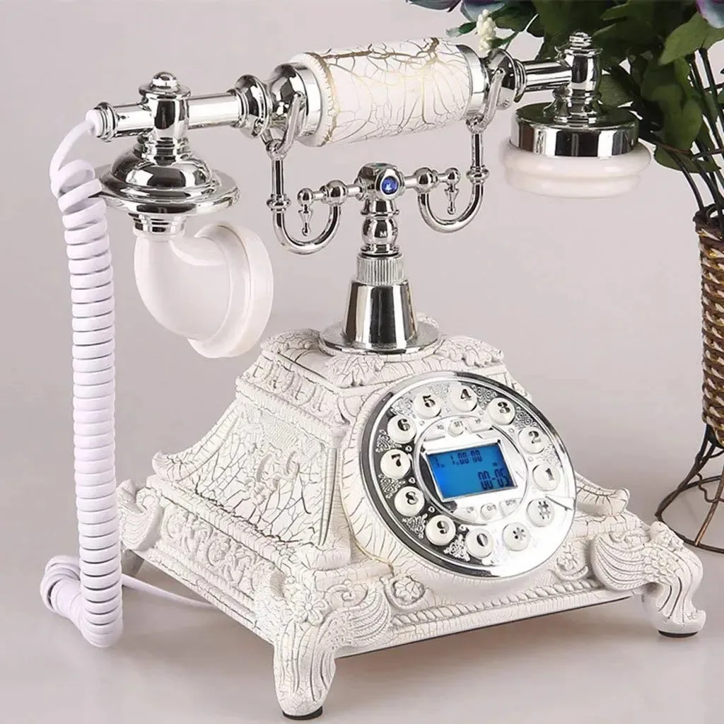 Telefone Cmjsgg Europeu Retrô Casa Vintage Antigo Criativo Telefone Fixo Assento,a