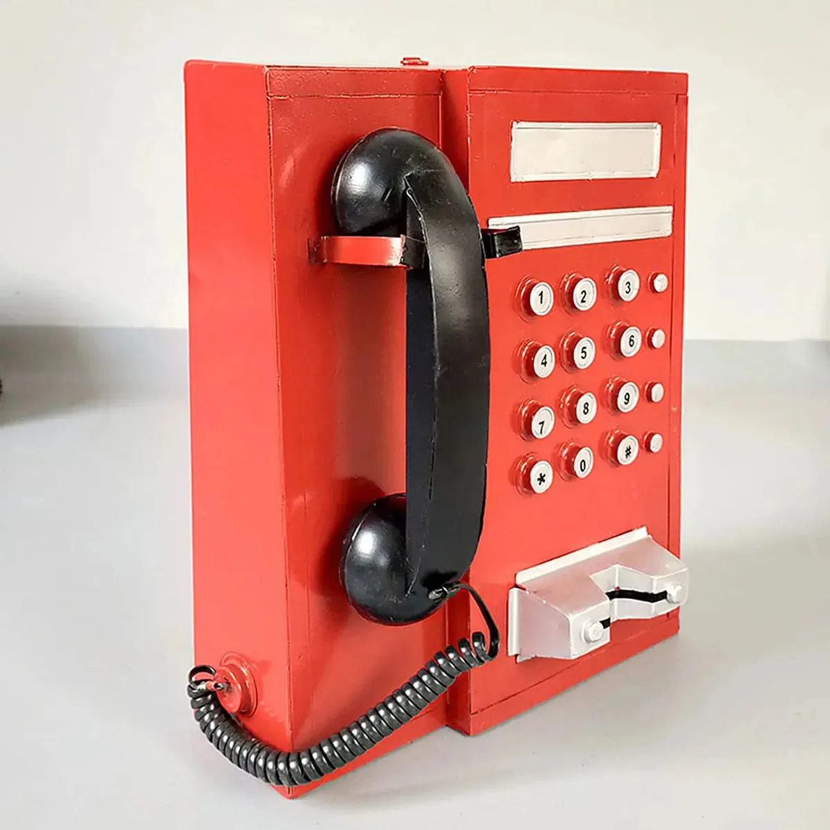 Modelo de telefone vintage Cmjsgg, decoração de telefone retrô, telefone de mesa com fio, moda antiga para cafeteria, bar, o melhor, decoração de Natal
