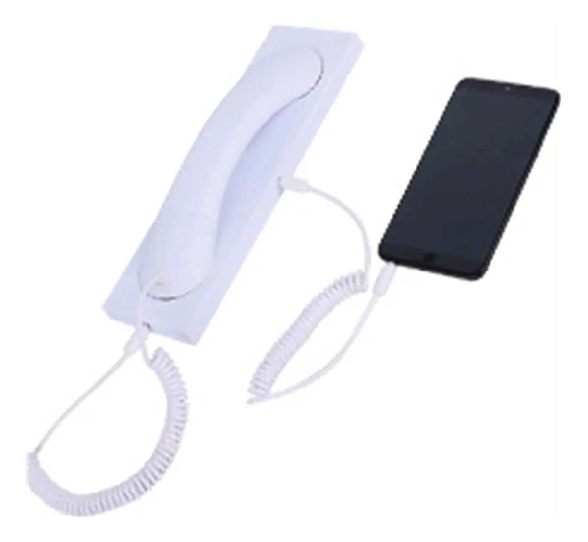 Fone de ouvido fosco para telefone celular Cmjsgg Fone de ouvido retrô com base de receptores de fone de ouvido para celular e computador