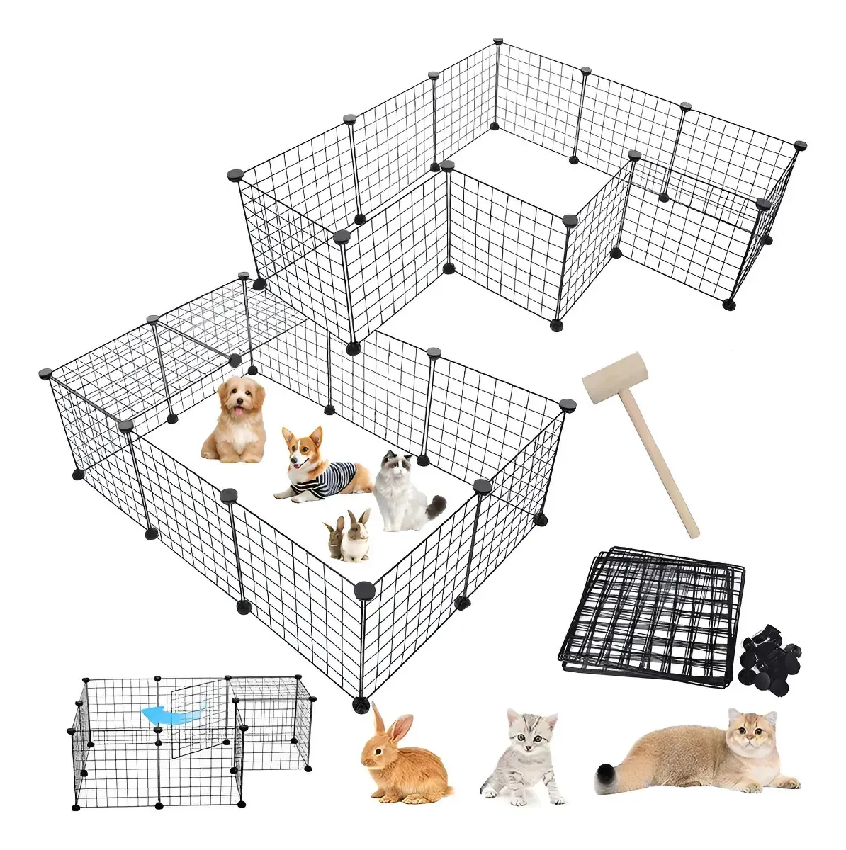 Cerca para brincar com animais de estimação