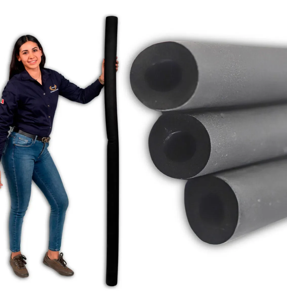 Tubos de isolamento térmico 7/8 x 1/2 Armaflex 3 unidades de tubos