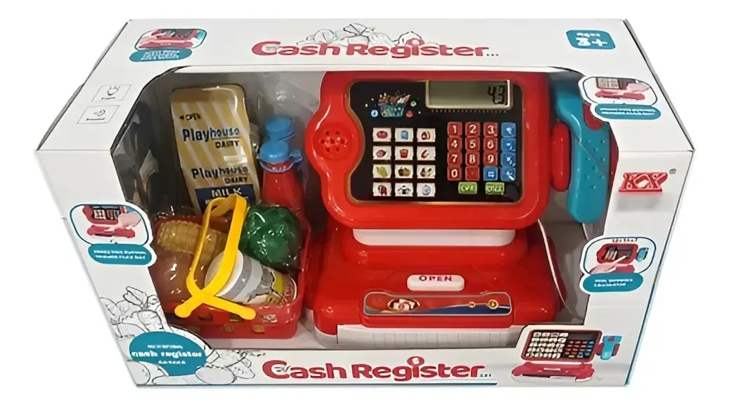 Caixa registradora Toys Four Fun 6178f Red Toy