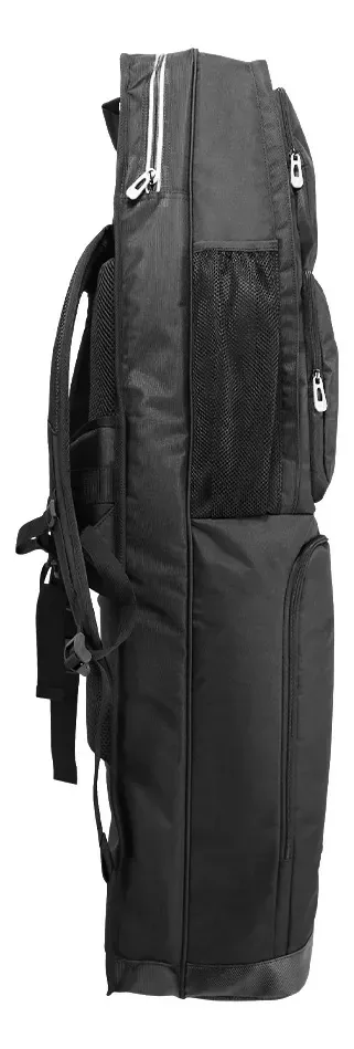 Bolsa para tacos de hóquei sobre grama Kossok LUCHA L preto para 6 tacos