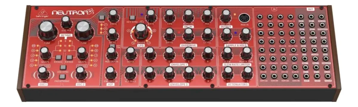 Behringer Neutron Semi-modular Analógico Vermelho
