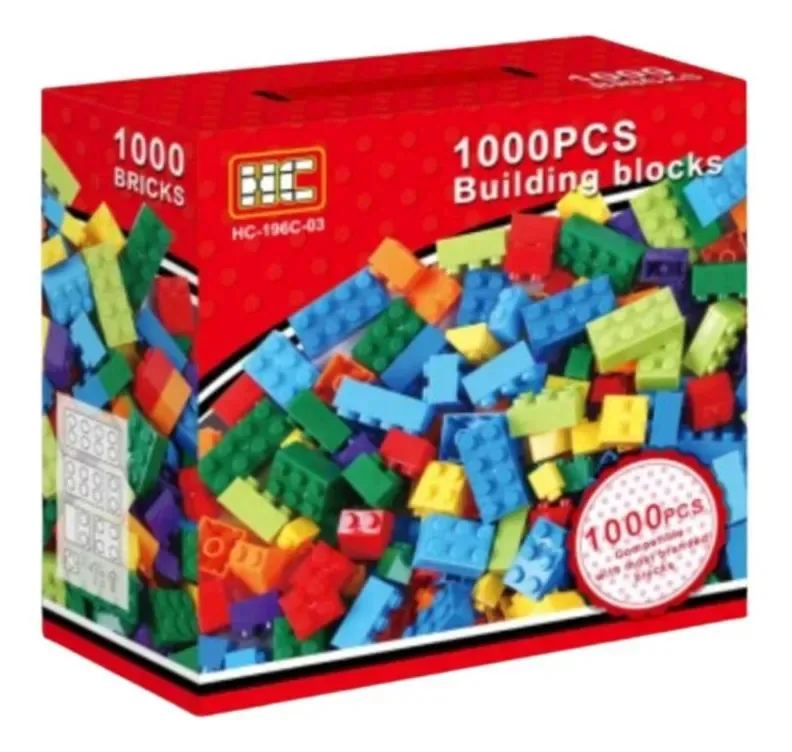 Blocos de construção: 1000 peças compatíveis, blocos HC 1000