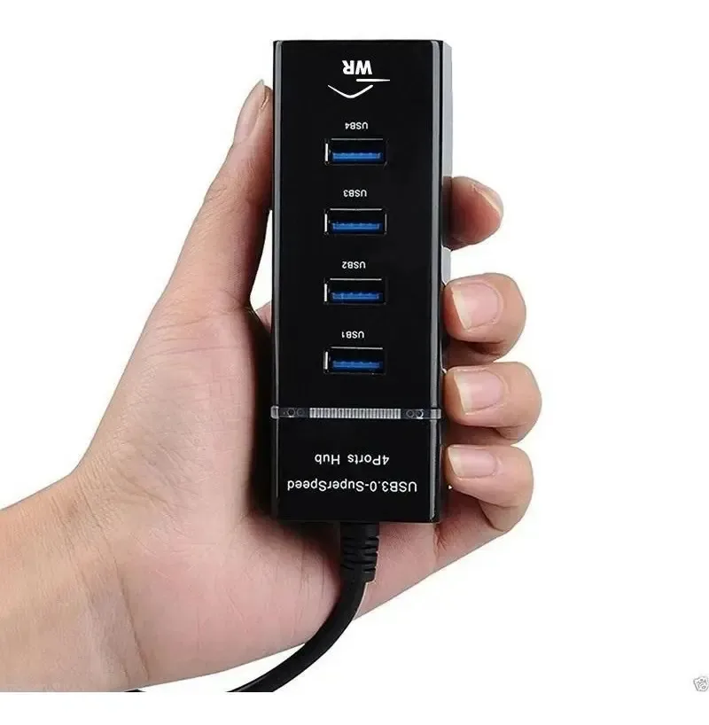 Adaptador Usb 3.0 Hub Com 4 Portas Usb Para Mouse Teclado