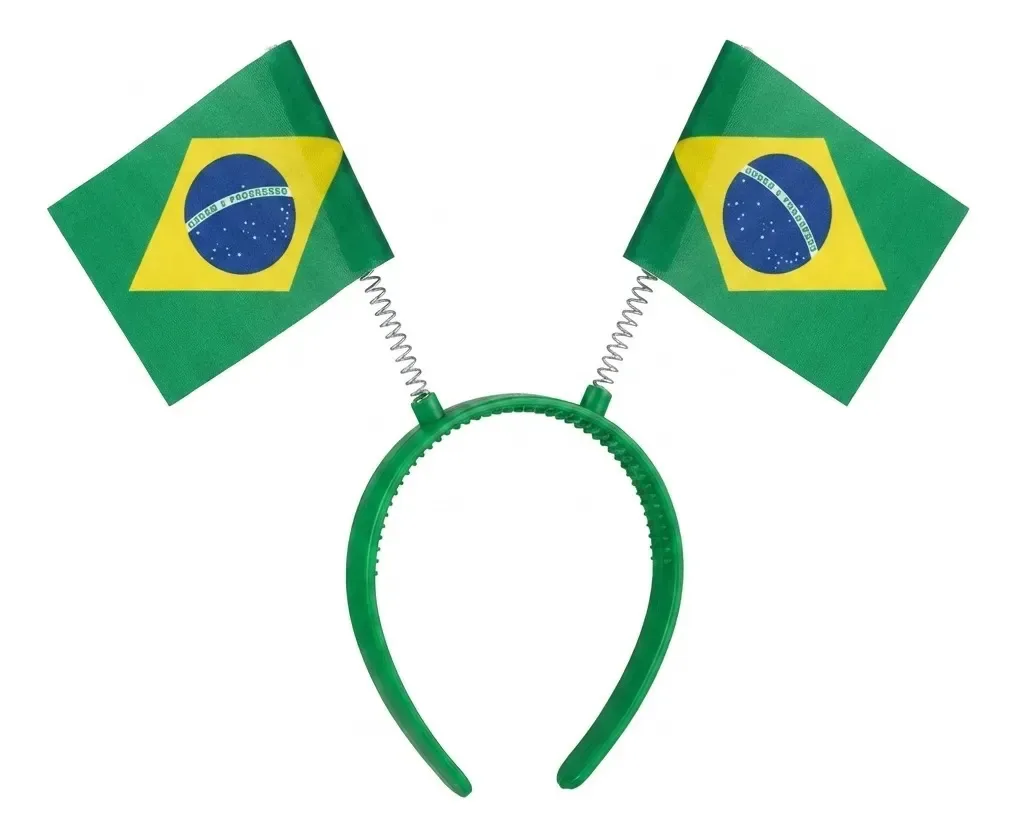 Arco Bandeirinha Brasil - 12 Unidades No Pacote