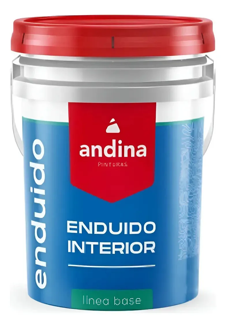 Massa para construção Andina Base Enduido interior Antihongo com acabamento fosco para interior x unidade