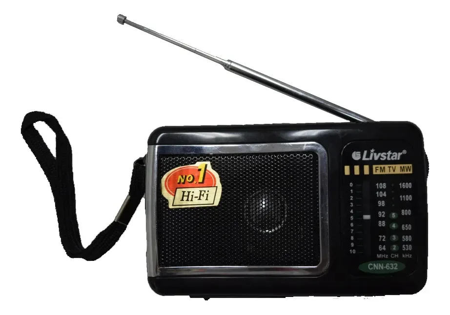 Radio Portátil Retro Am/fm Livstar Cnn 632 Am/fm