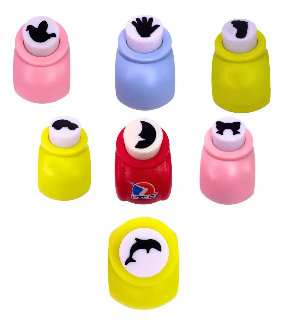 Máquina de perfuração de escabocados Mini Choice, cor artesanal, preto, forma de perfuração aleatória