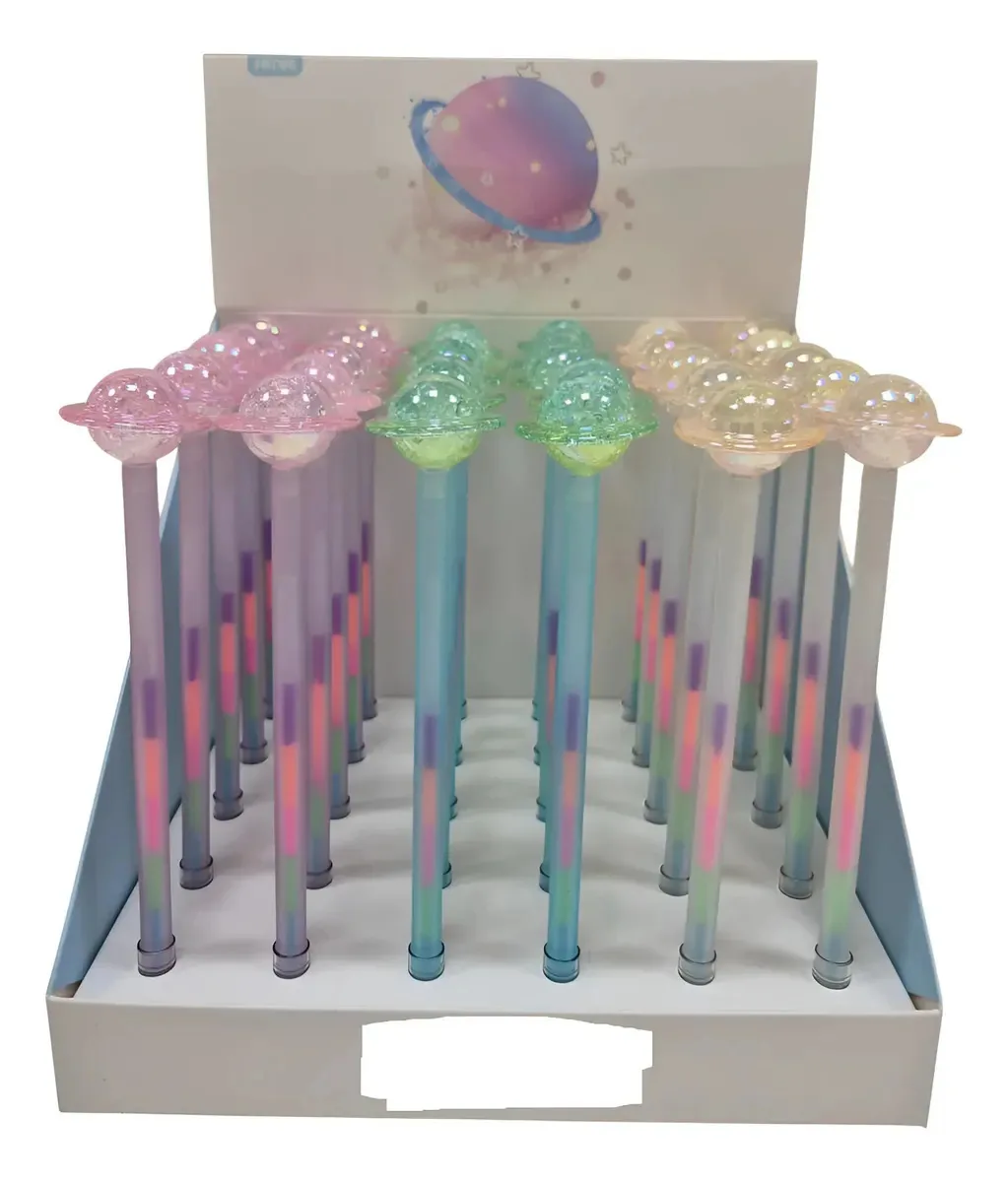 Canetas Biromes, canetas de tinta gel, X3 Universe, azuis