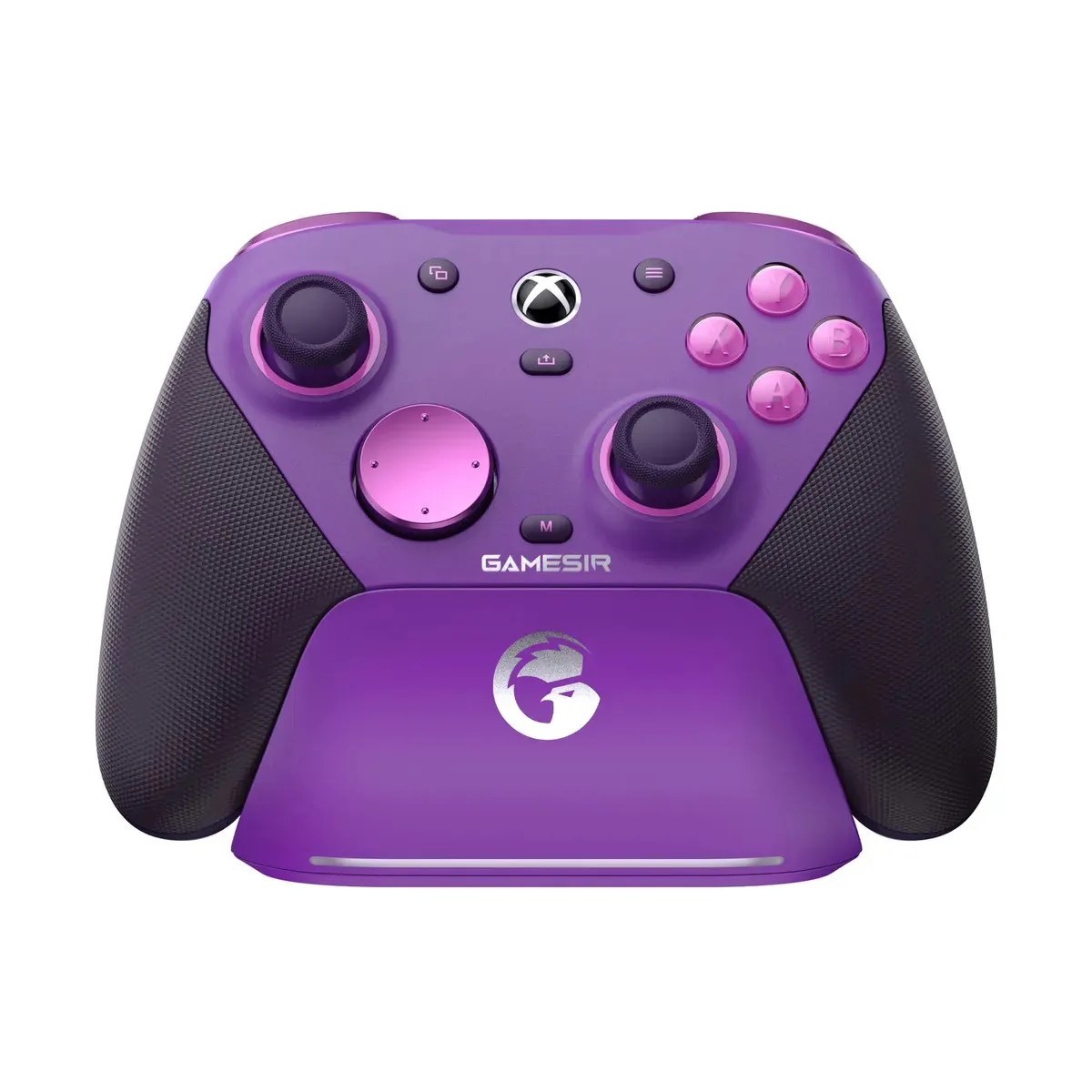Controle Alámbrico GameSir G7 Pro para Xbox Series X|S e Xbox One, Gamepad sem fio para PC e Android com Palancas TMR, Gatillos Analógicos Hall Effect e Taxa de Sondeo de 1000Hz-Púrpura