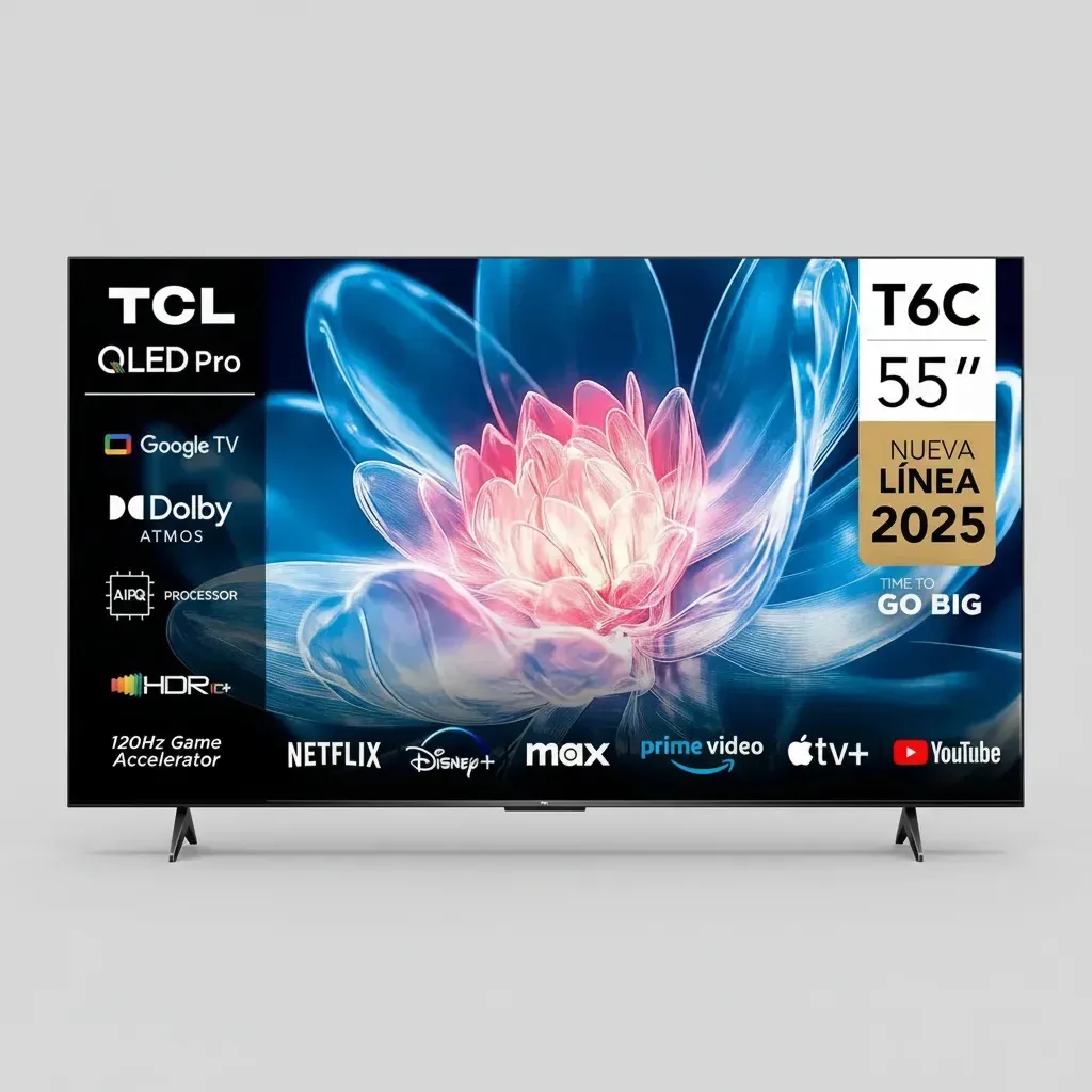 Smart TV Tcl 55 Qled 4k Google TV 55tc6