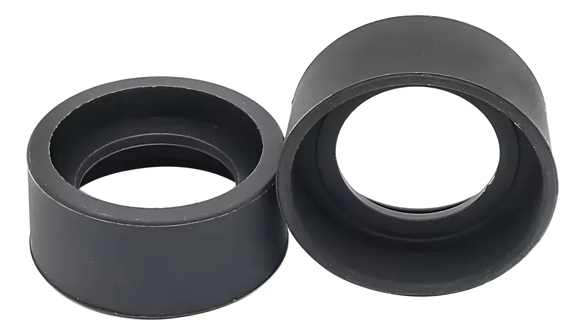 Borracha Ocular Reta Microscopio Trinocular 35mm Wylie Preto