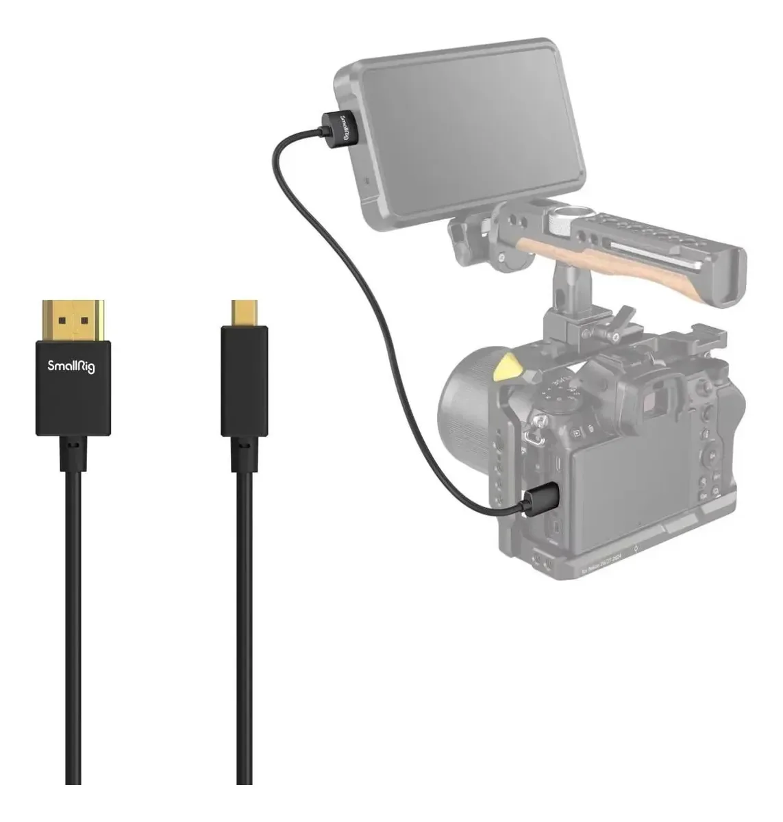 Cabo Hdmi 4k Ultra Slim Para Micro Hdmi 100cm - Smallrig