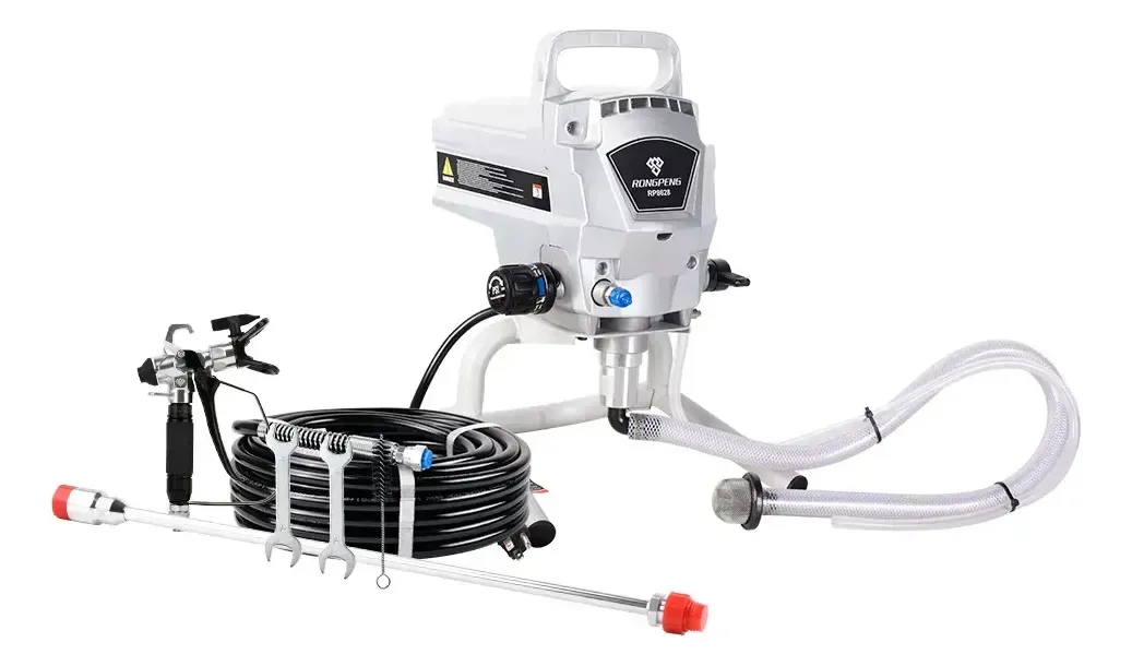 Equipamento de pintura sem ar 900 W Rongpeng R8628 Lacas de látex