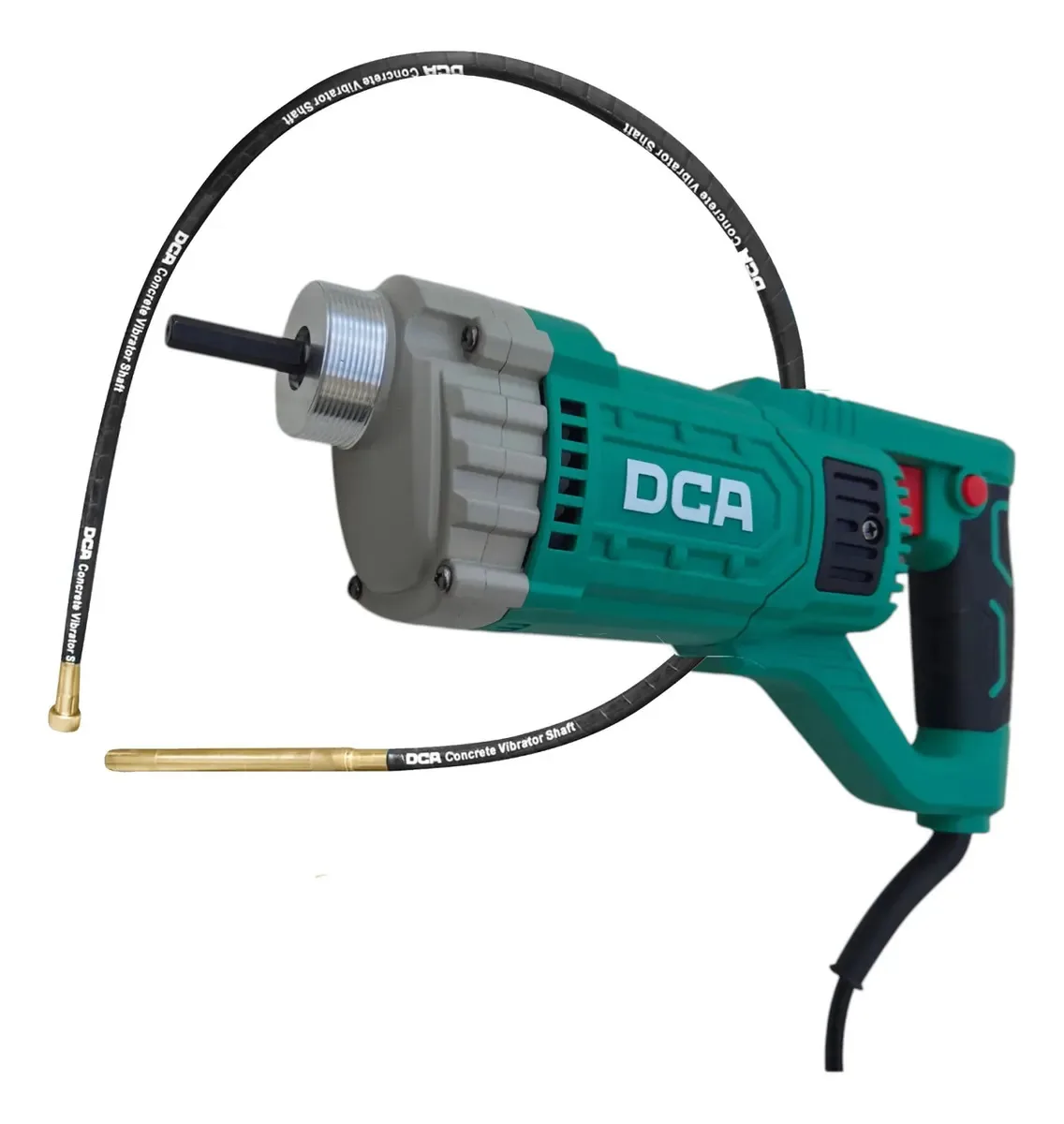 Vibrador de concreto de eixo Dca 1200w de 8 mm - Azd35 + Tripa 1,5 m