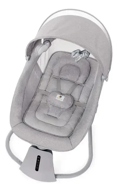Cadeira de Balanço Mastela Premium com Sensor de Movimento Cinza