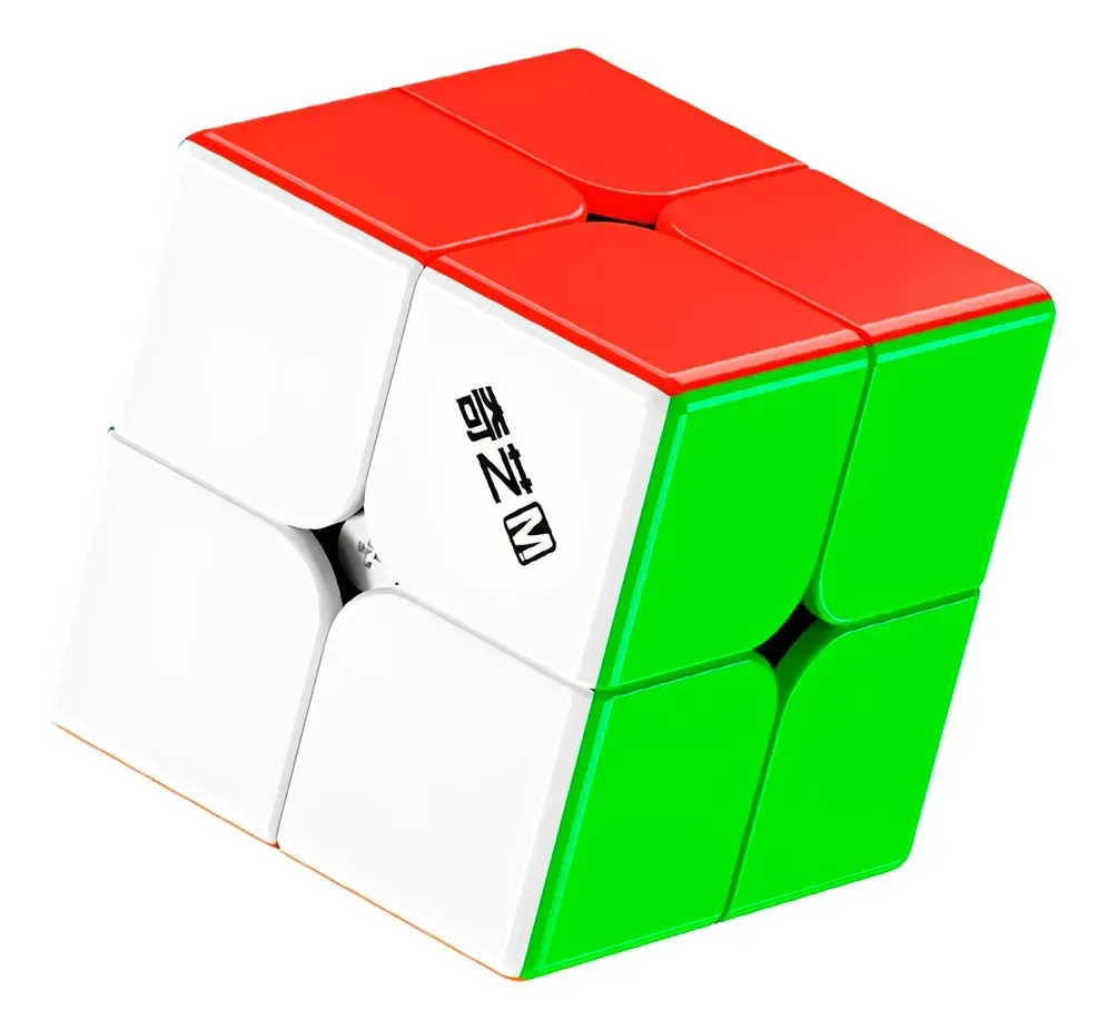 Cubo Mágico 2x2x2 Qiyi Warrior M Uv Magnético Stickerless