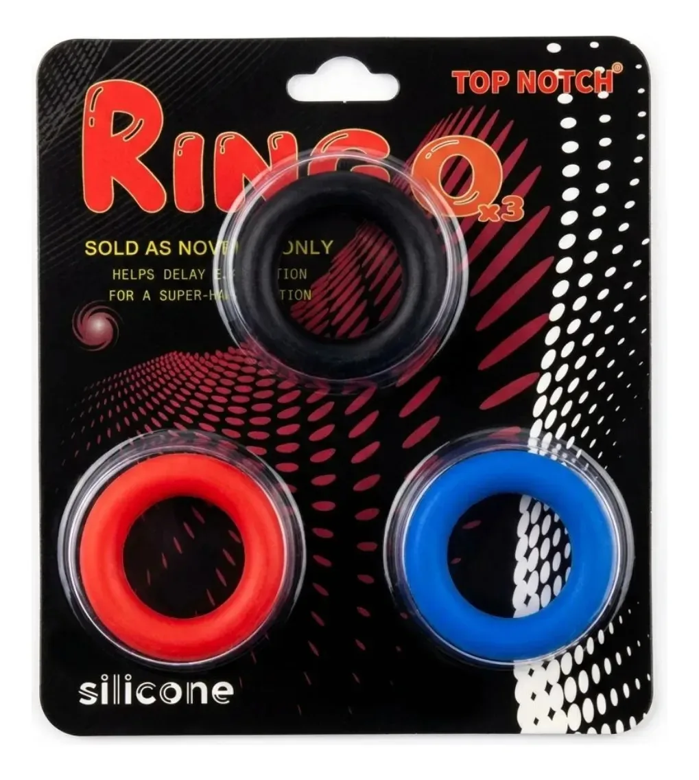 Kit De 3 Anéis De Silicone Top Notch