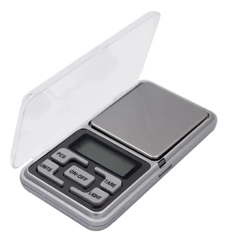 Mini balança digital de precisão 500g/0,1g Lcd Lcd Light