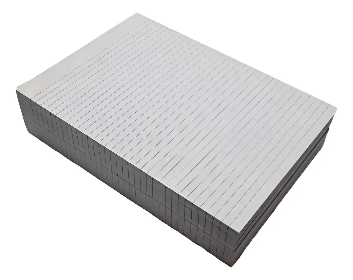 Folhas de escrever listradas, pacote X1000