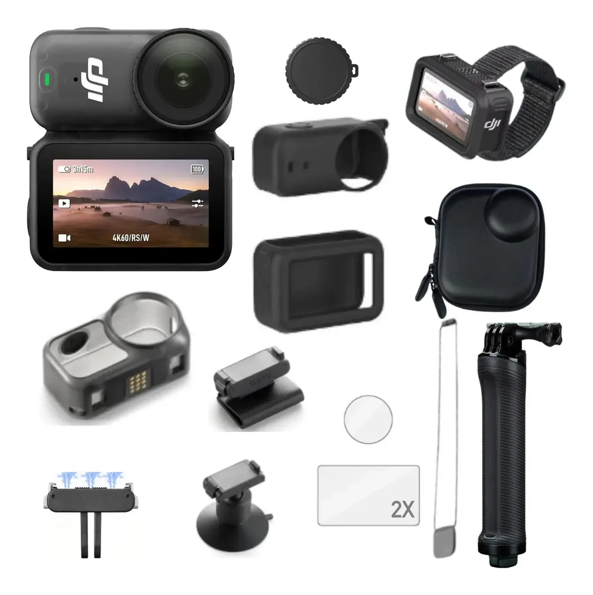 Câmera Dji Osmo Nano 4k/60fps 128gb Br Combo Bundle