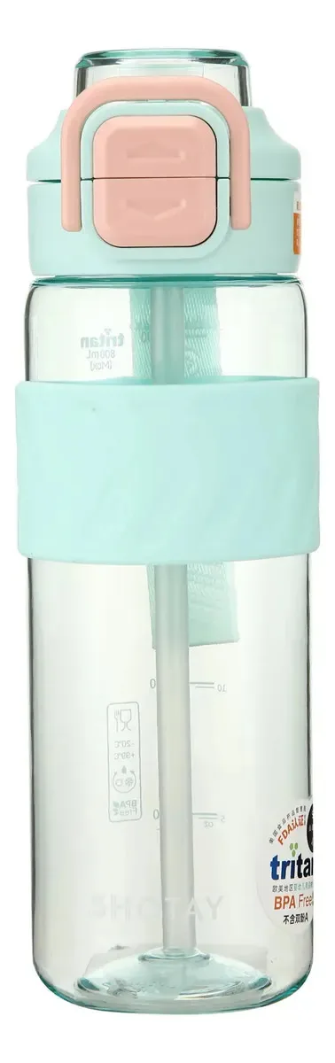 Garrafa turquesa Tritan 800ml