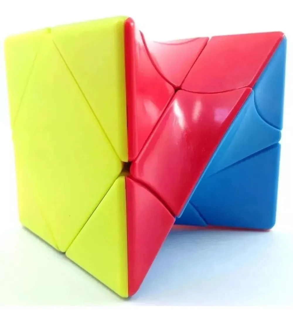 Cubo Mágico Profissional Skewb Fanxin Twisted Stickerless Stickerless