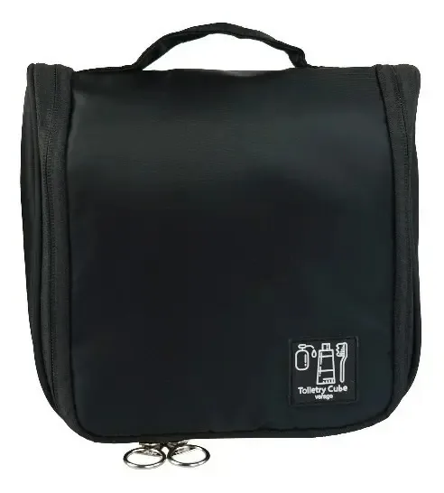Bolsa de higiene dobrável média, cor preta